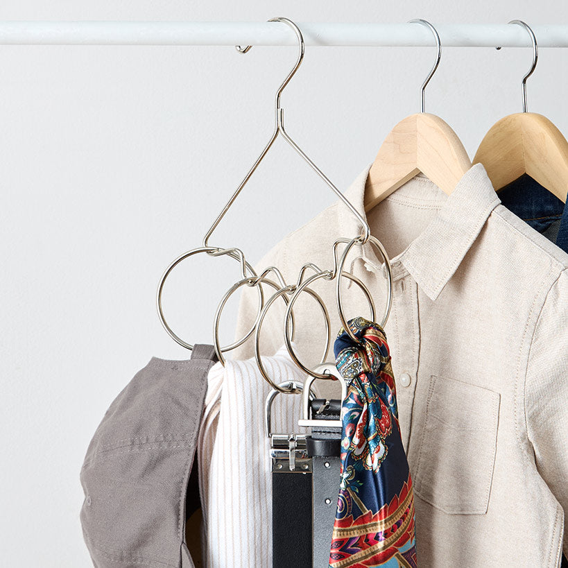 Closet Accessories Hanger Organizer - Belts, Scarves, Bags