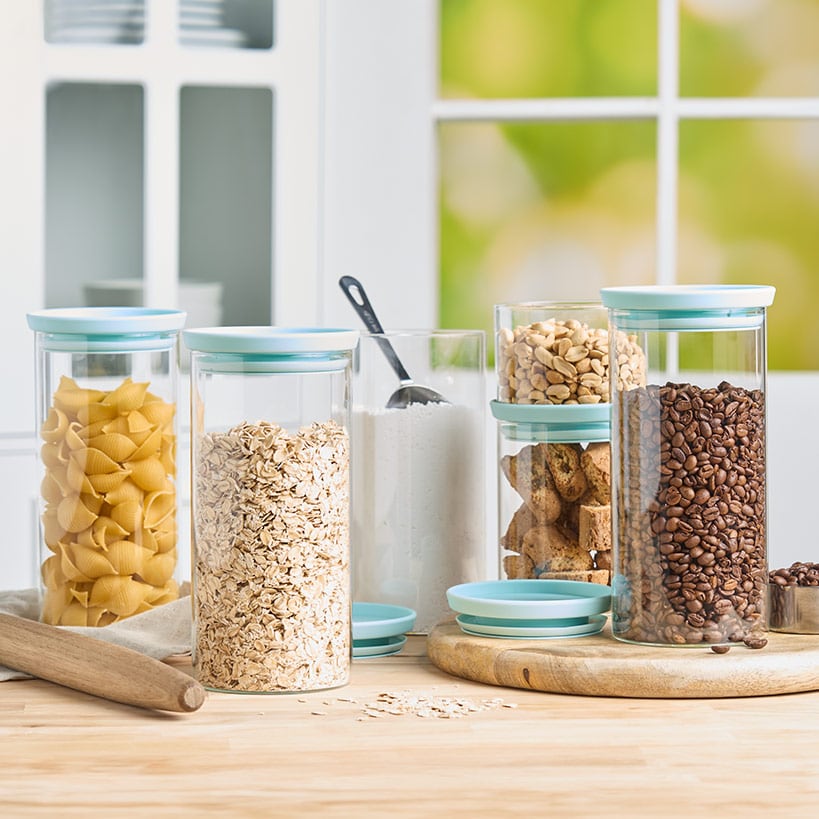 Godinger Glass Food Storage Containers - Set of 3 | LTD Commodities