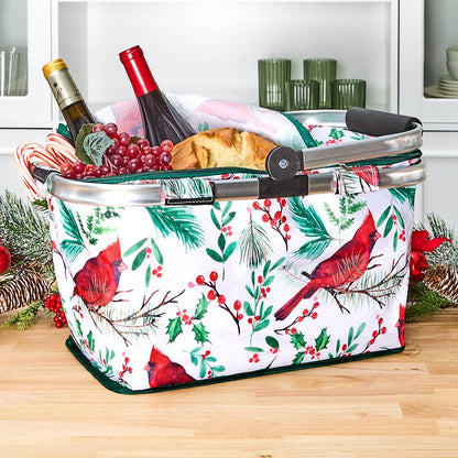 Festive Collapsible Storage Basket