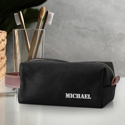 Personalized Canvas Toiletry Kit