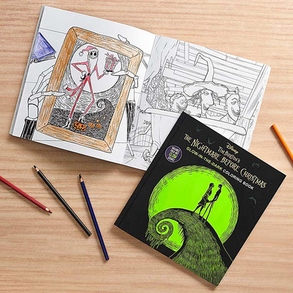 Disney The Nightmare Before Christmas Glow-in-the Dark Coloring Book