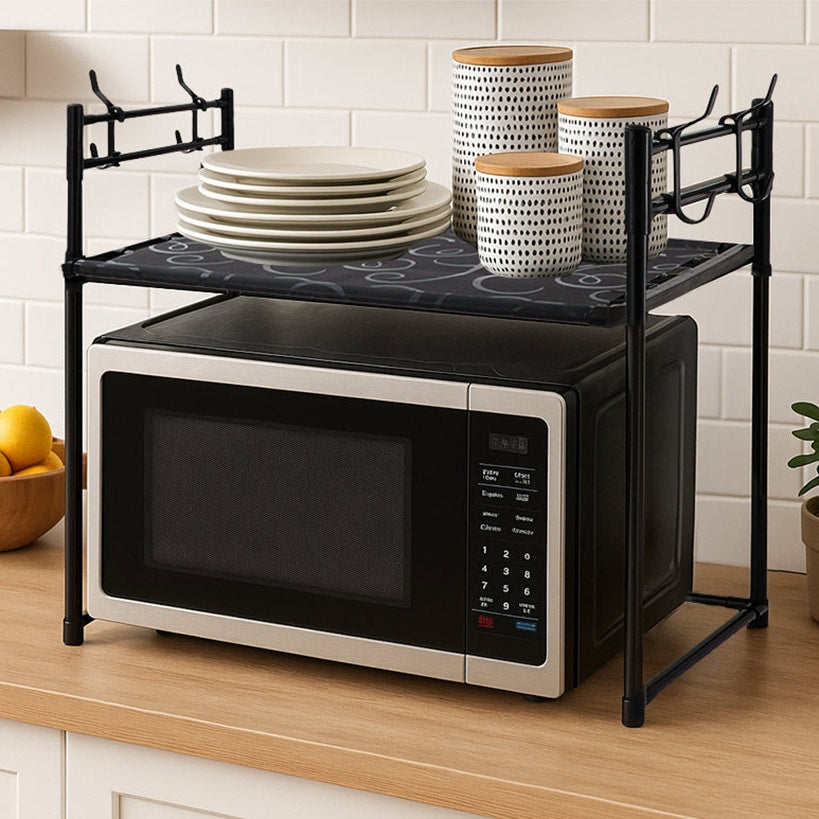 Over the Microwave Storage Rack