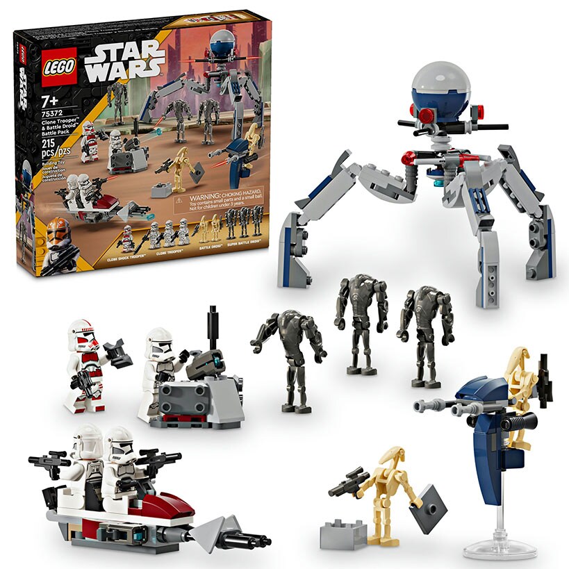 LEGO® Star Wars™ Clone Trooper™ and Battle Droid™ Battle Pack