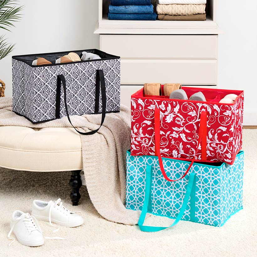 Closet Shoe Storage Organizer Bag in Fashion Prints