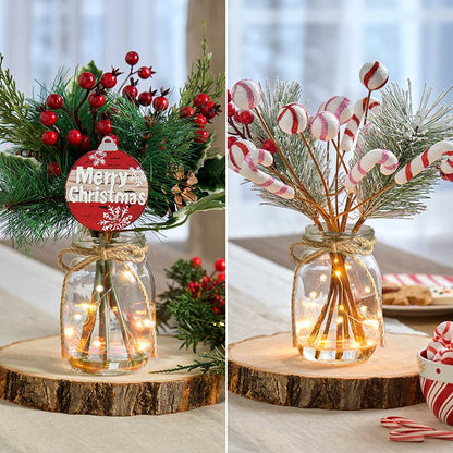 Christmas Fairy Light Vase