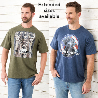 True Timber Americana Men's Short Sleeve Graphic T-Shirt