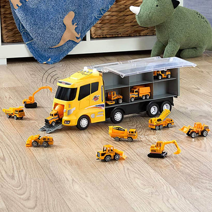 Truck Carry Case with Diecast Cars