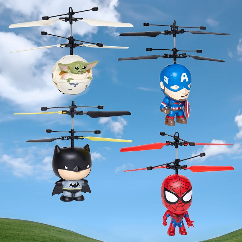 Kids Character Licensed Rechargeable Flying Figure With Remote