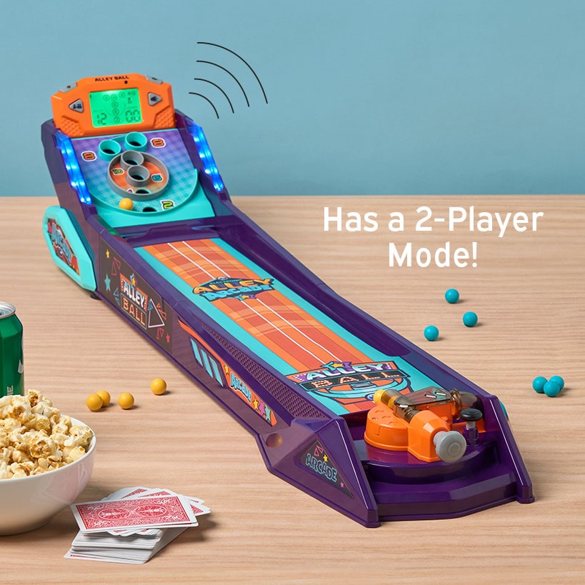Electronic Alley Arcade Game - Fun Rolling Action with Lights and Sound