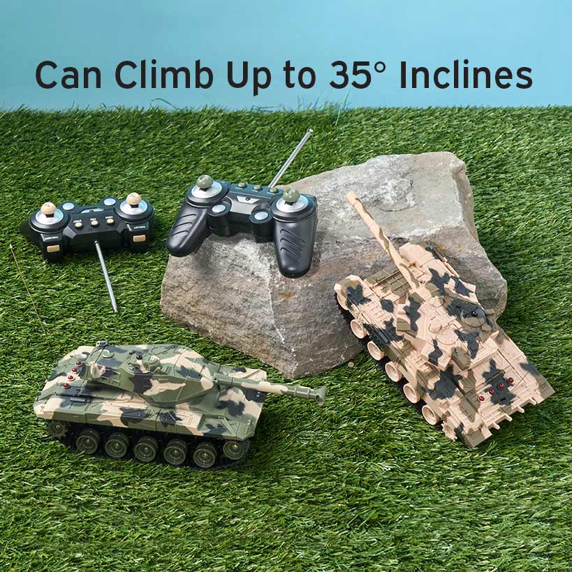 Set of 2 Remote Control Tanks