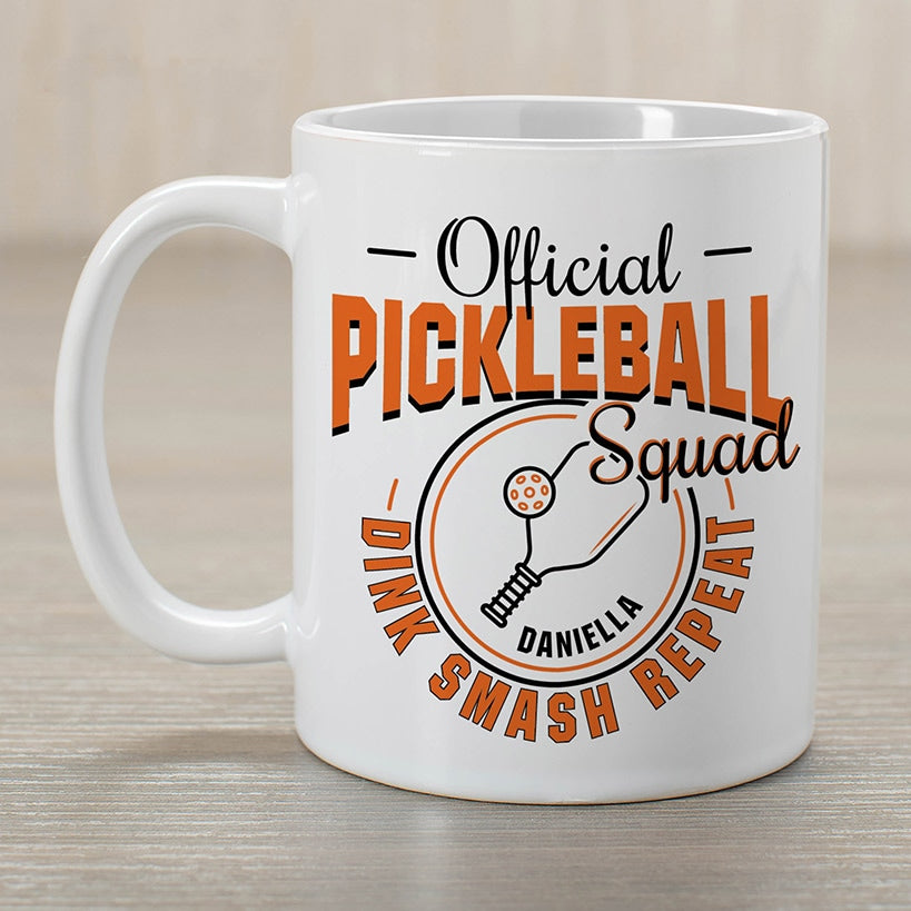 Personalized Pickleball Squad Coffee Mug