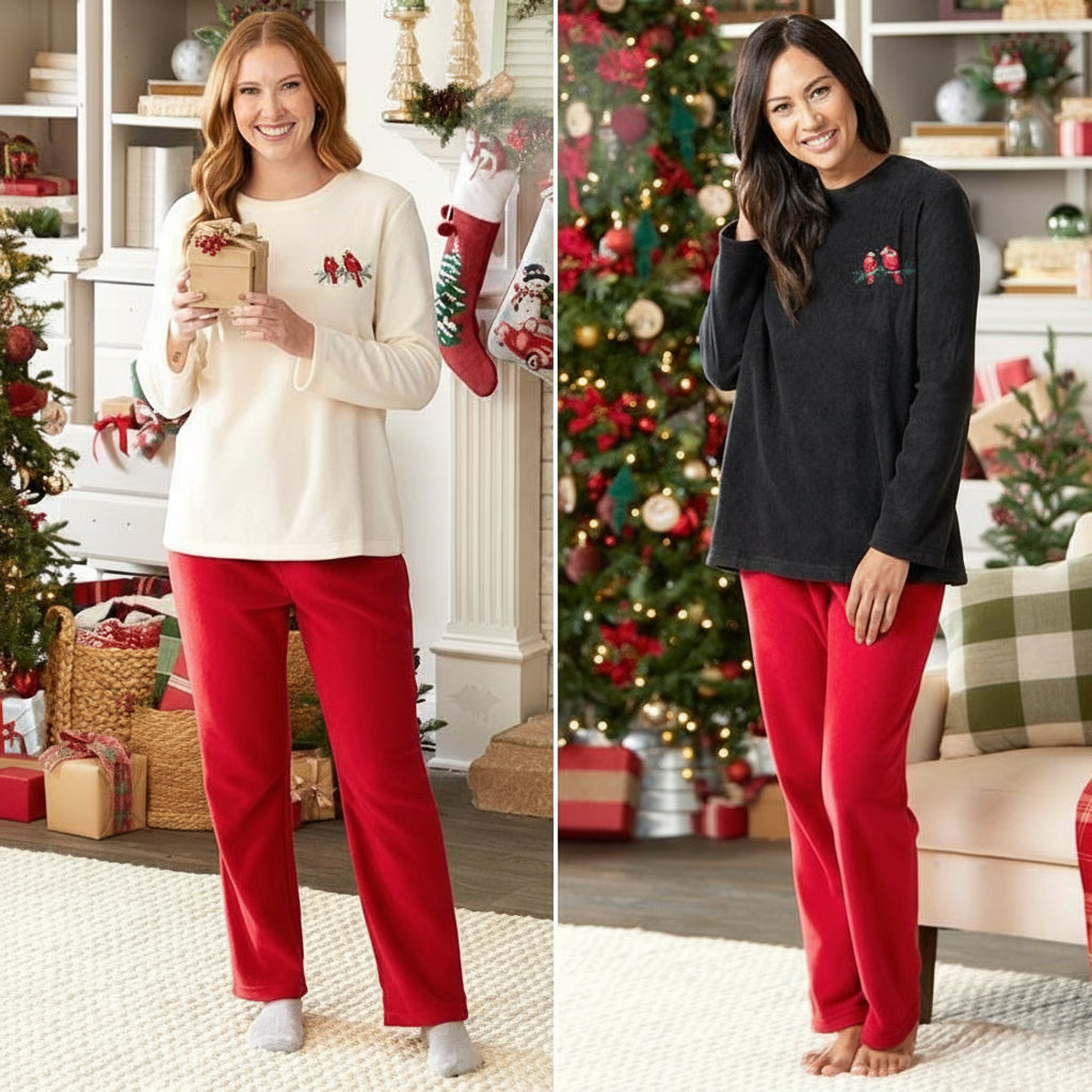 Women's Pajama Set 2-Pc. Cardinal