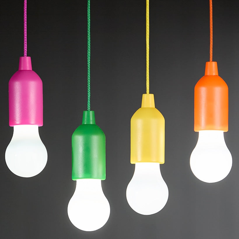 Insta-Bright Set of 4 Pull Lights - Energy-Efficient LEDs