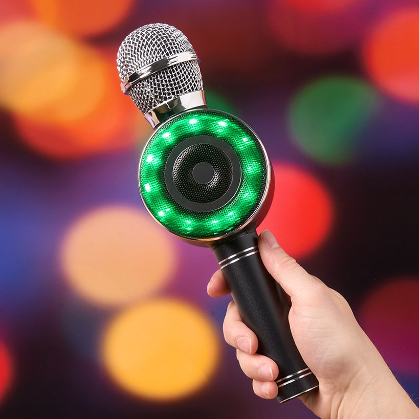 Karaoke Microphone with Lights