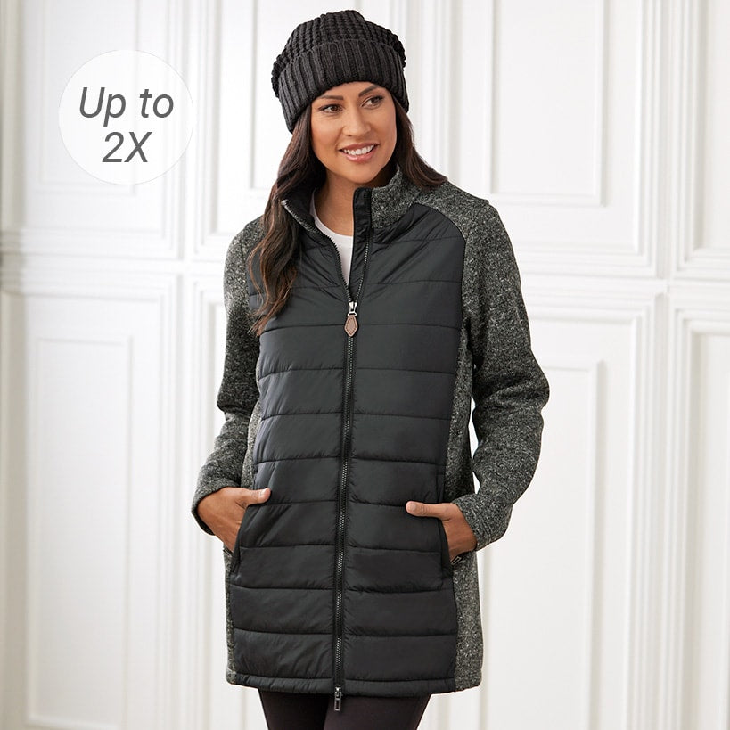 Evoke Women's Fleece Lined Puffer