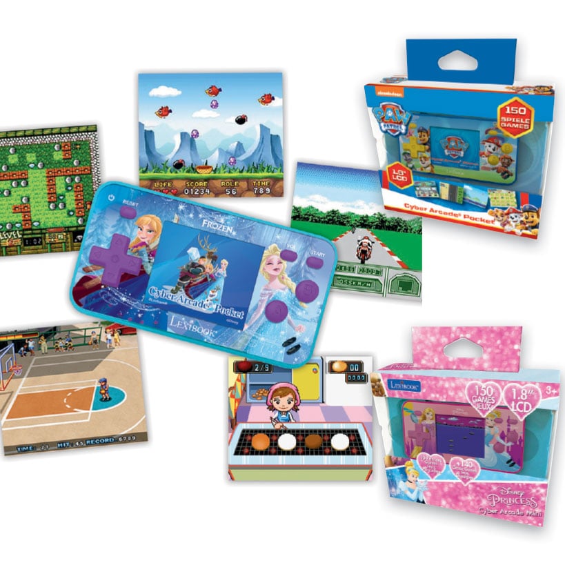 Handheld Licensed Cyber Arcade With 140 Games