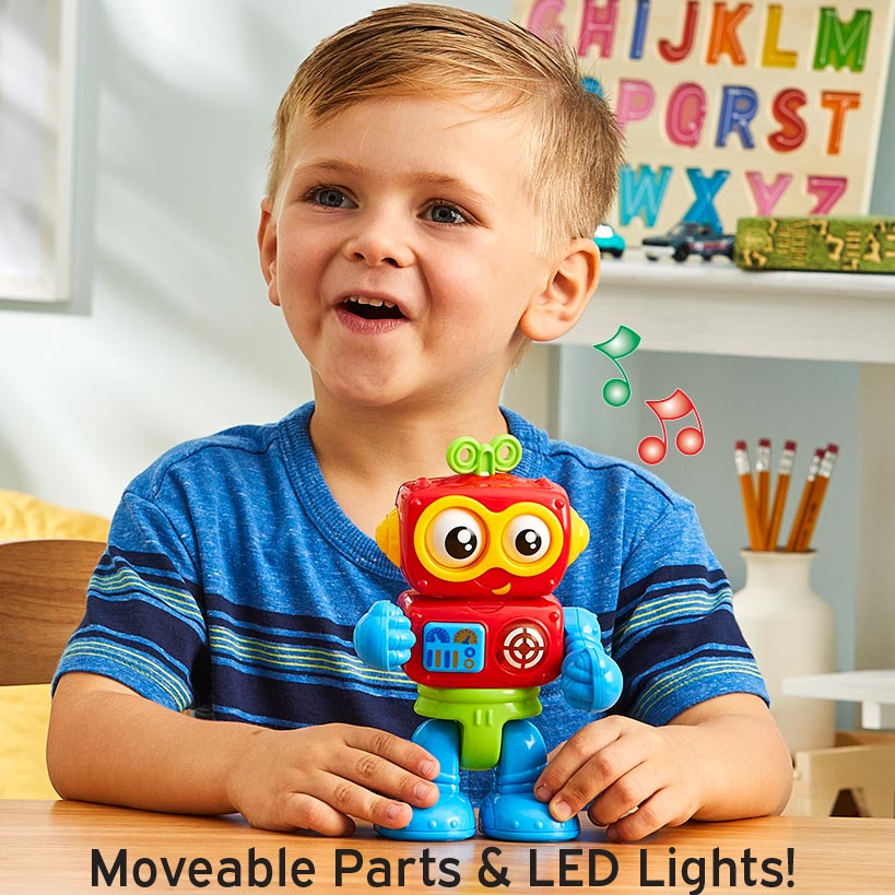 My First Robot - Interactive Toy with Lights, Sounds, and Movable Parts