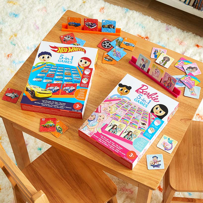 Mattel® Barbie Or Hot Wheels 5-in-1 Family Game