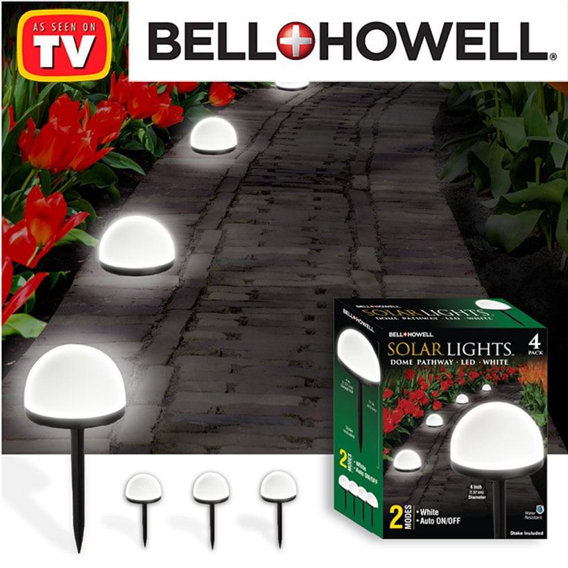 Bell+Howell® Set of 4 Solar Dome Lights