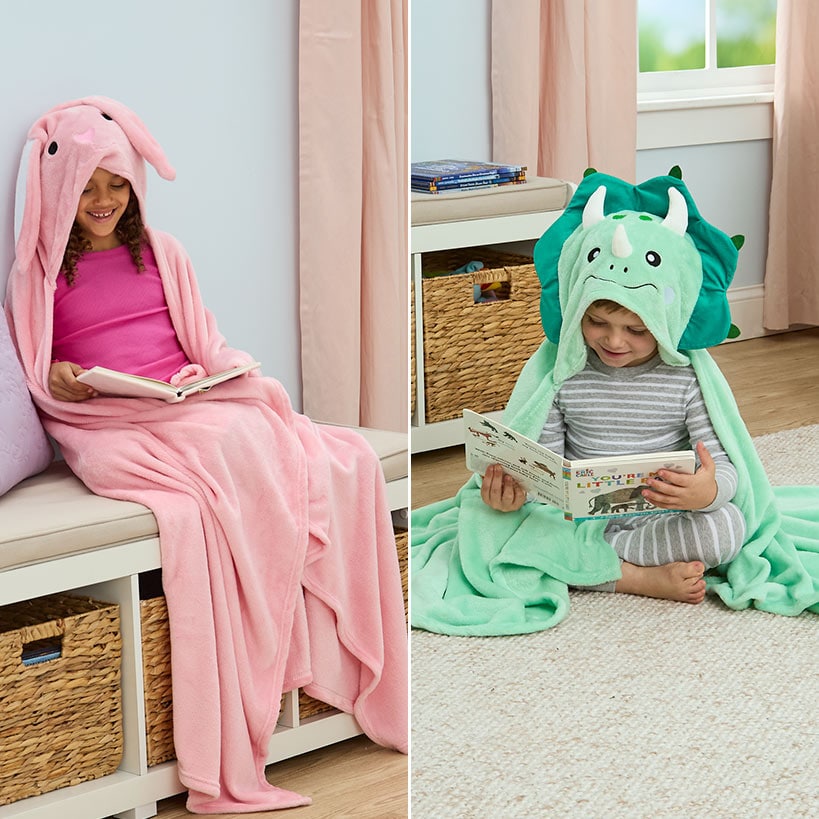 Kids' Character Hooded Fleece Throw