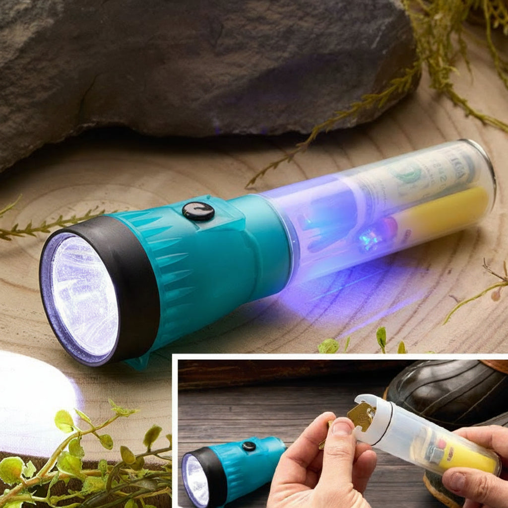 Floating Flashlight Waterproof Water Activated 5 LED Light Modes