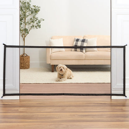Mesh Screen Pet Gate For Doorway Stairwell Lightweight Portable