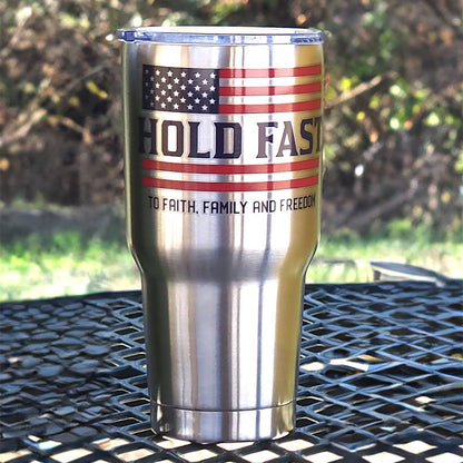 30-Oz Hold Fast American Flag Tumbler