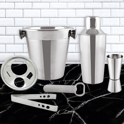 Bar Set Stainless Steel 6-Pc.