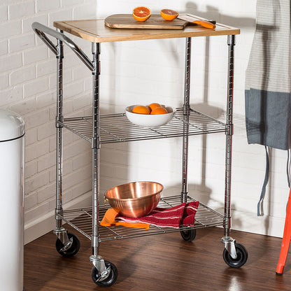 Kitchen Cart with Cutting Board