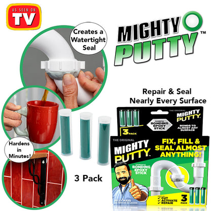 Mighty Putty™ Permanent Adhesive Powerful Bonding Epoxy Putty Sticks