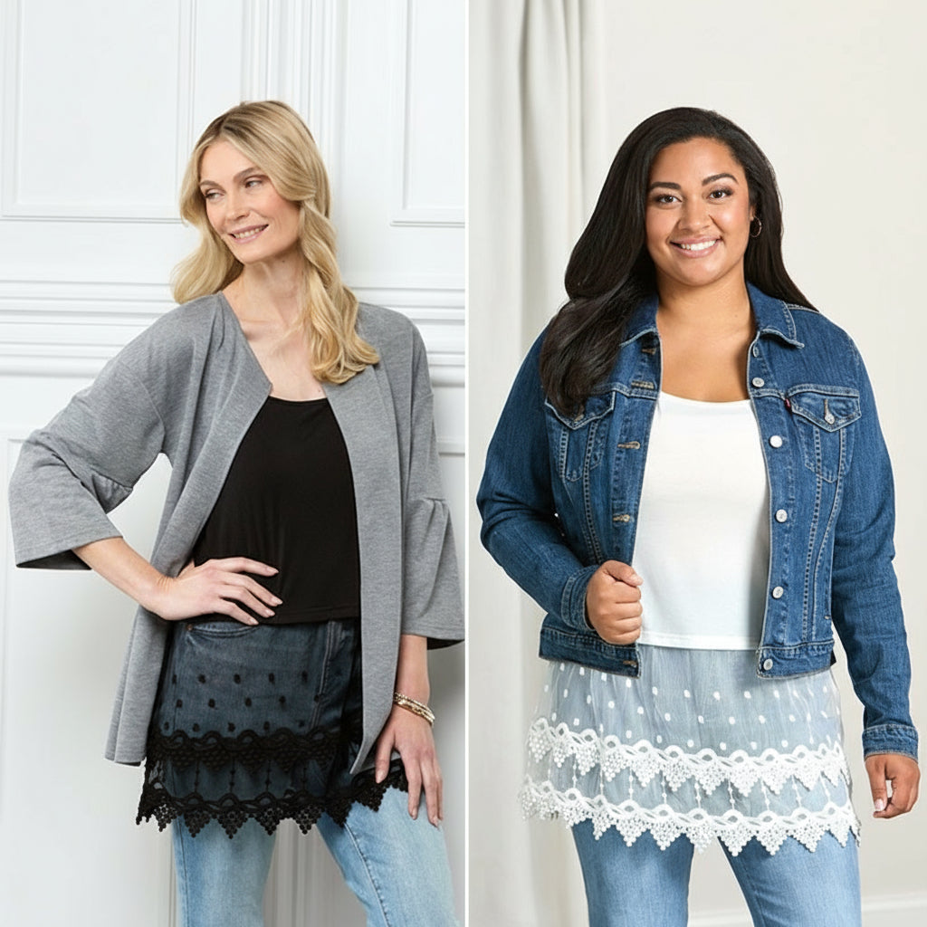 Lace Trim Camisole Top Extender