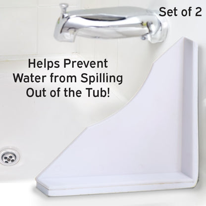 Bathtub Corner Splash Guards - 2-Pk.