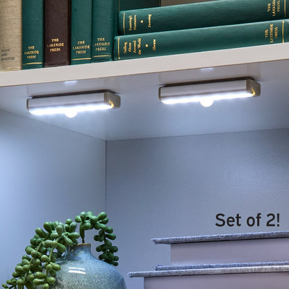 Motion Sensor Slim Light Detects Movement Up To 10 Feet Away Set Of 2
