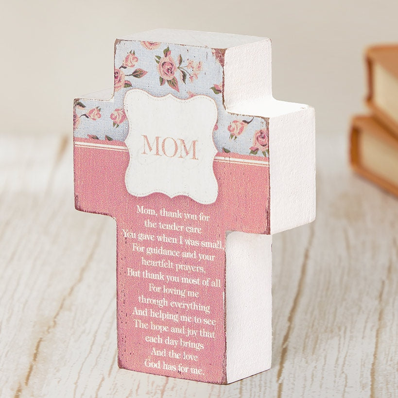 Mother's Day Cross With Cherish Sentiment