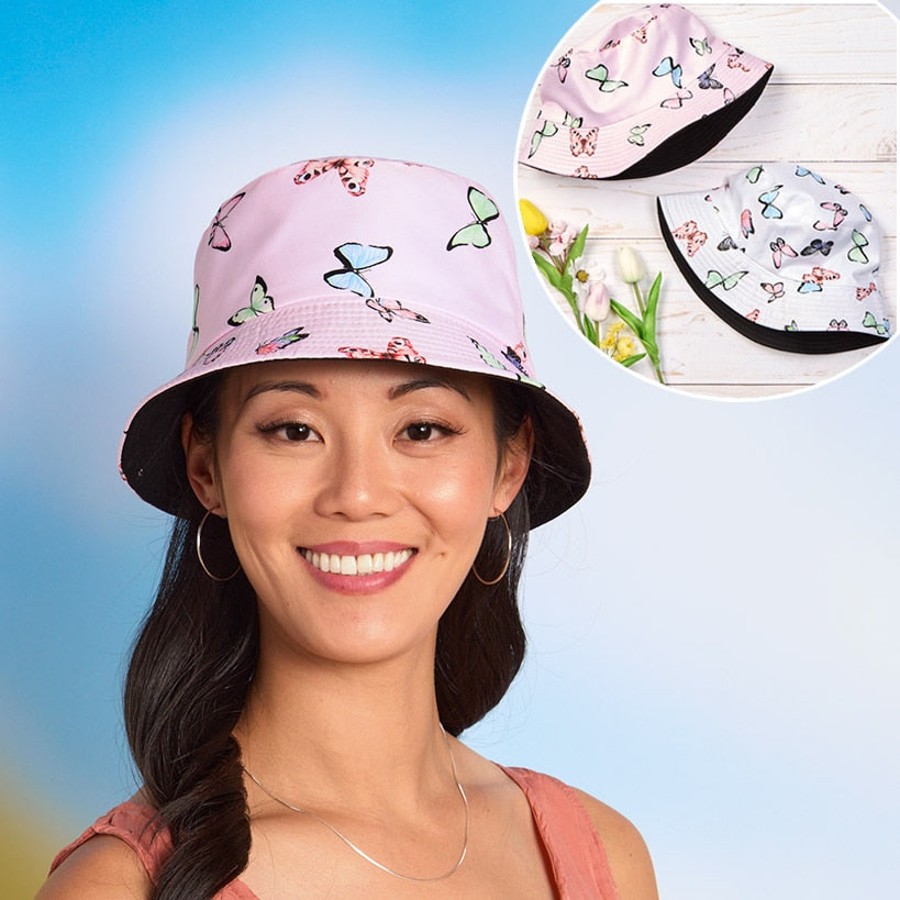 Women's Butterfly Summer Bucket Hat