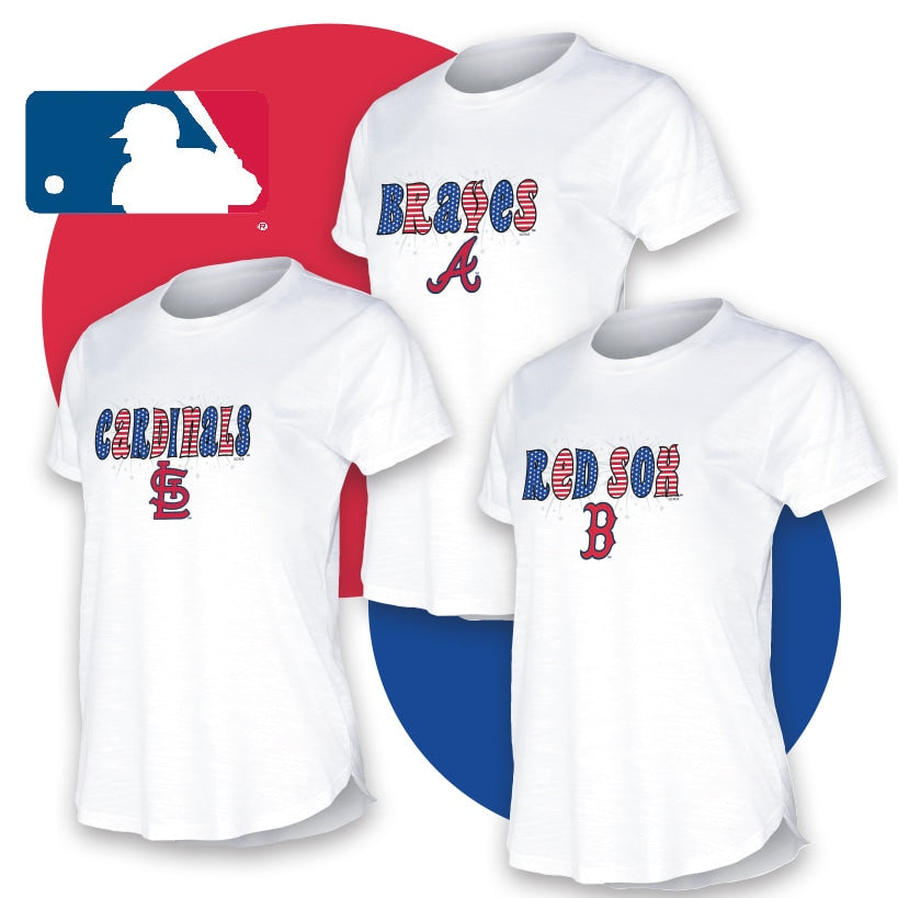 Women's MLB Americana Short Sleeve Graphic T-Shirt