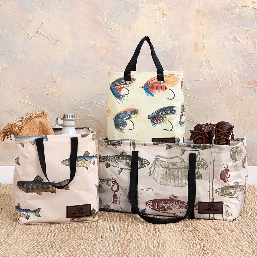 Mossy Oak Heavy Duty Home Storage Bin Tote - Set of 3