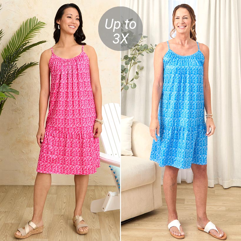 Women's Loose Dress with Spaghetti Straps