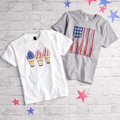 Kids Americana Short Sleeve Graphic T-Shirt