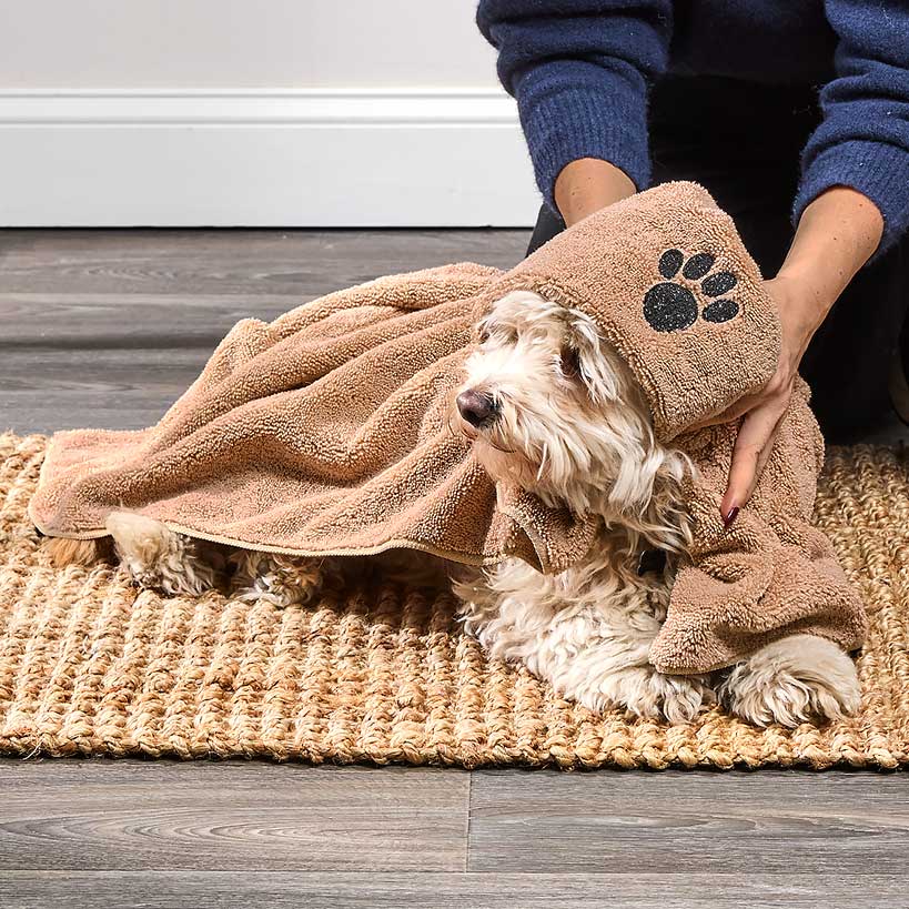 Large Dog Drying Towel - Super Absorbent, Soft, Quick Drying, Multipurpose