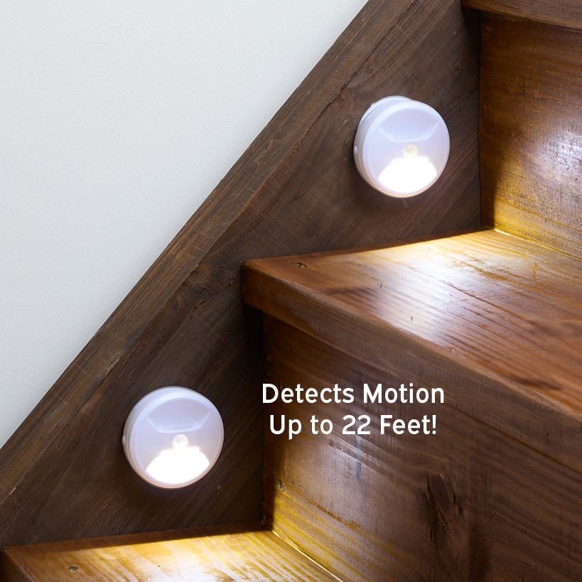 Ideaworks® Motion Sensor LED Night Lights - Multi Directional, Set of 2