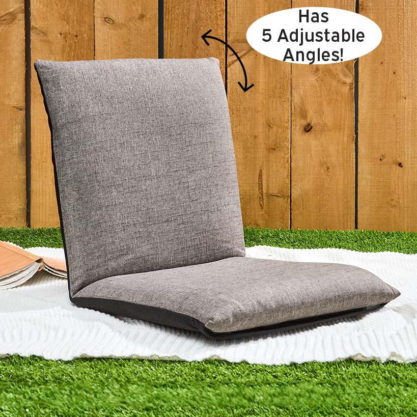 Adjustable Padded Floor Lounge Chair – 5 Positions, Lightweight Portable