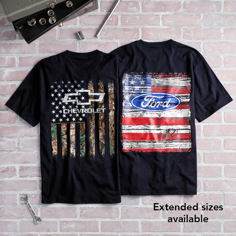 Chevy or Ford Americana Auto Short-Sleeve Tee