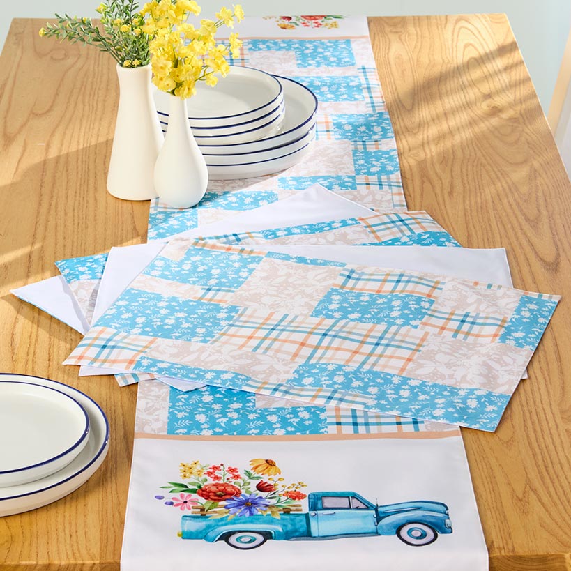 Spring Truck Placemats Set of 4