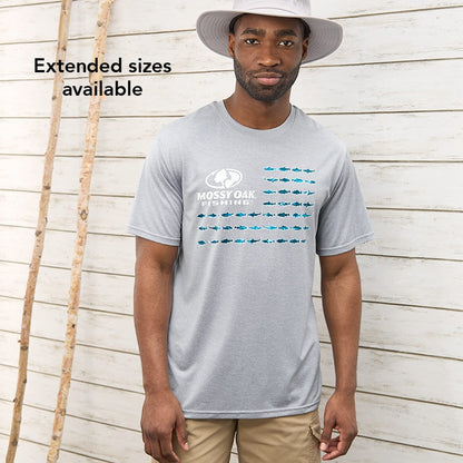 Men's Short Sleeve Mossy Oak Fishing Tee