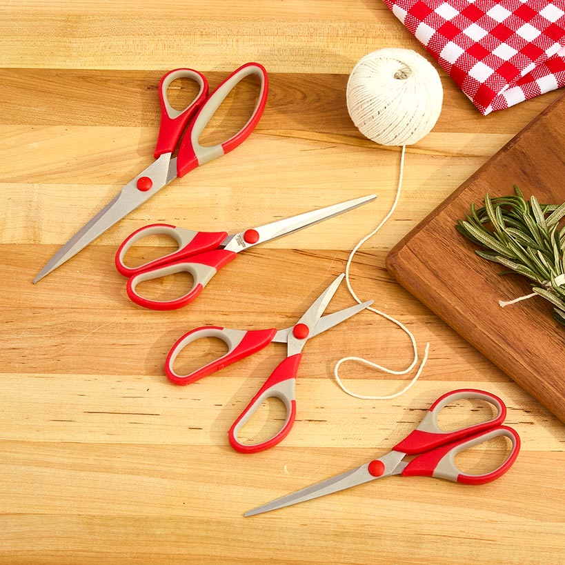 Multi-Purpose Household Scissors - Set of 4