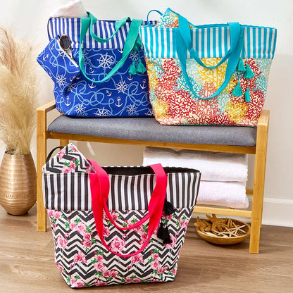 Beach Bag with Wet Pouch