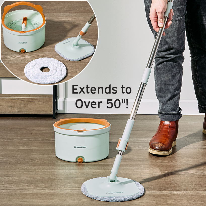 Floor Mop And Bucket Cleaning System With Self Separation Water System