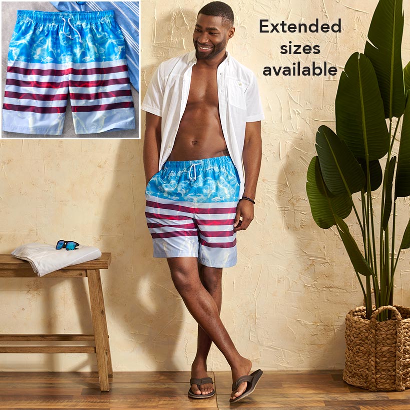 Men's American Legends Swim Trunks