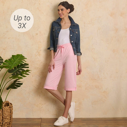 Women's Bermuda Long Shorts with Drawstring Waist